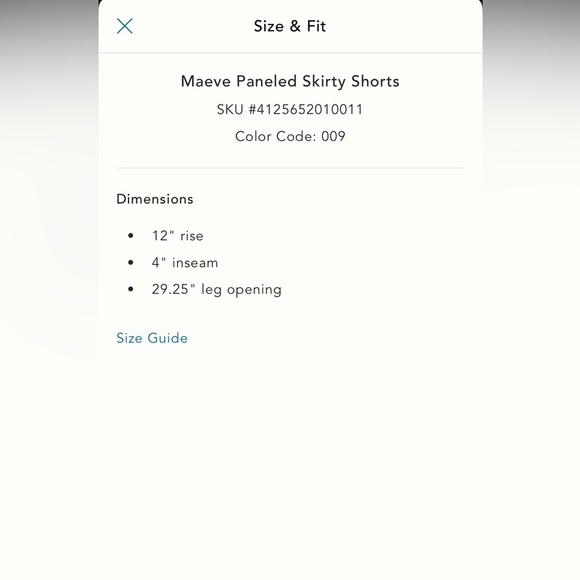 NWT new 12 Anthropologie Maeve paneled skirty shorts black white bow winter - Picture 16 of 17